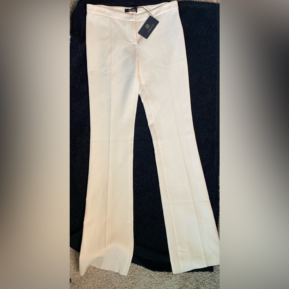 Versace Wool Flair Pants SZ 42